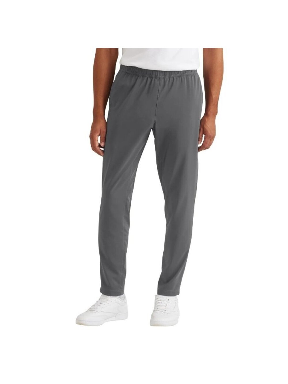 NWT Eddie Bauer Men's M Gray Woven Jogger Pants